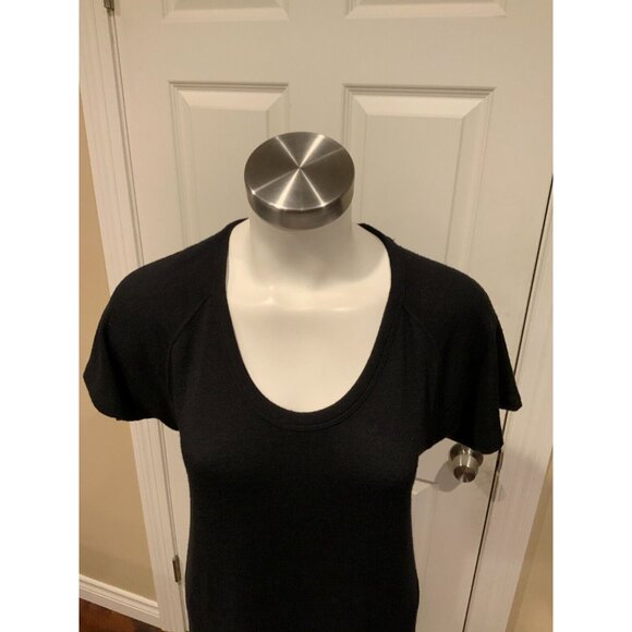 Rag & Bone/Jean Black Knit Short Sleeve Sweater Dress, Size XS - Picture 2 of 6